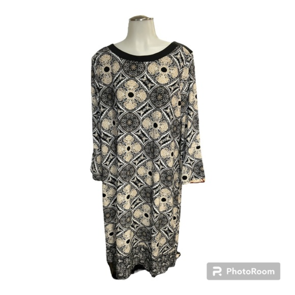 Kim Rogers‎ geometric print dress
